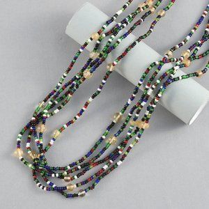 Brazilian Citrine and Multi Gemstone Beaded Necklace 85.15 ctw  E453